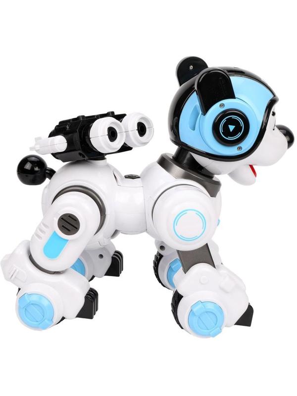 Робот Пёс-полицейский, ИК упр., эл., свет, звук, USB шнур, эл.пит.ААA*2шт.не
вх.в комплект