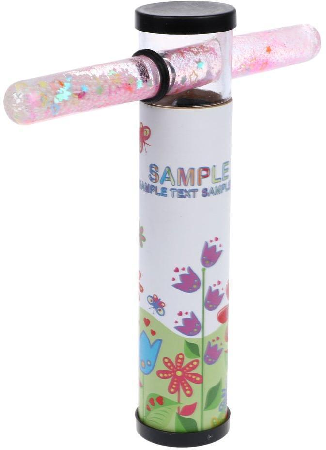 Калейдоскоп с цветовой колбой, 16 см, в ассортименте, кор.