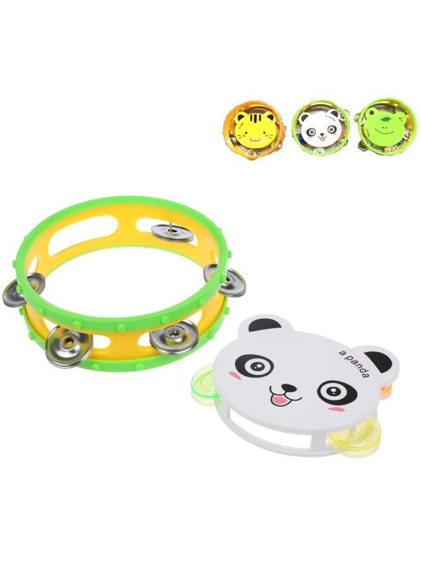 Бубен Зверята, 16 cм, в ассорт., пакет