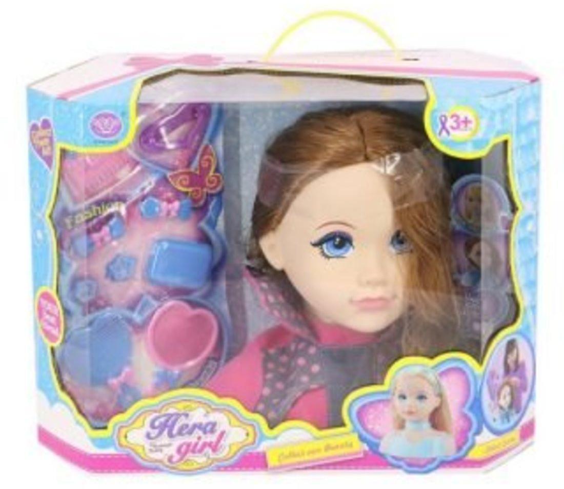 ДЕФЕКТ УПАКОВКИ Игровой набор Стилист (манекен для создания причесок Гера) , в
компл.9 аксесс., кор