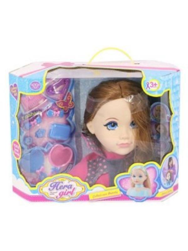 ДЕФЕКТ УПАКОВКИ Игровой набор Стилист (манекен для создания причесок Гера) , в
компл.9 аксесс., кор