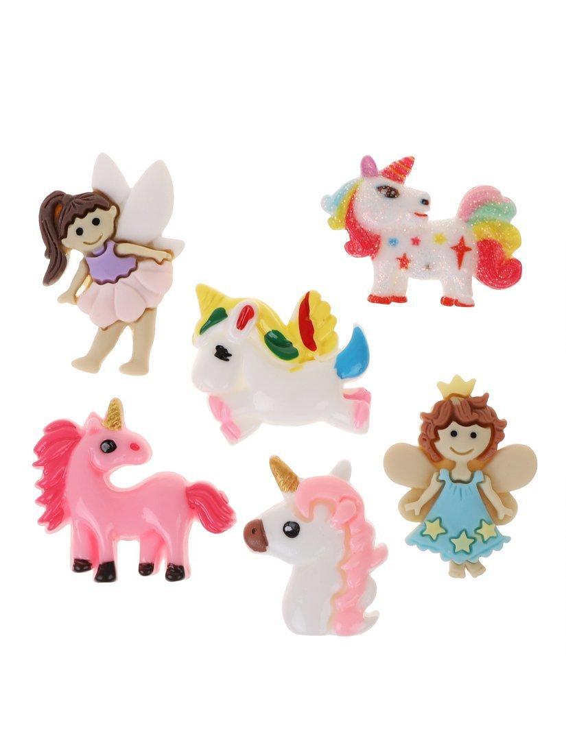 Набор раскопок Единороги, 6 фигурок, наклейки