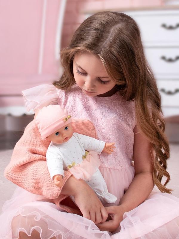Кукла Бекки с пледом, Моя первая кукла м/н, озвуч., 30см.
