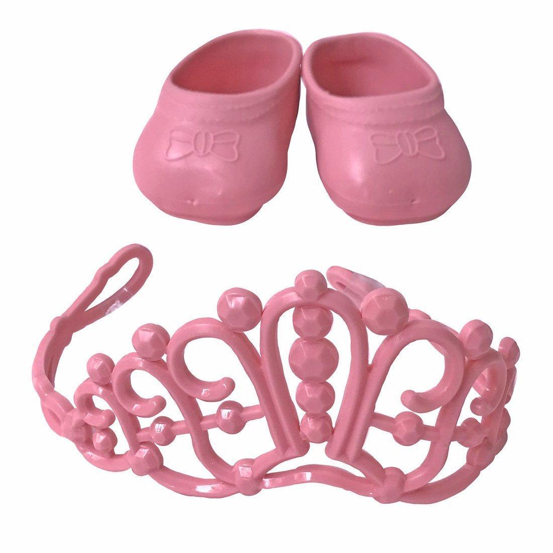 Набор принадлежностей для куклы 43см туфли и корона., в ассорт