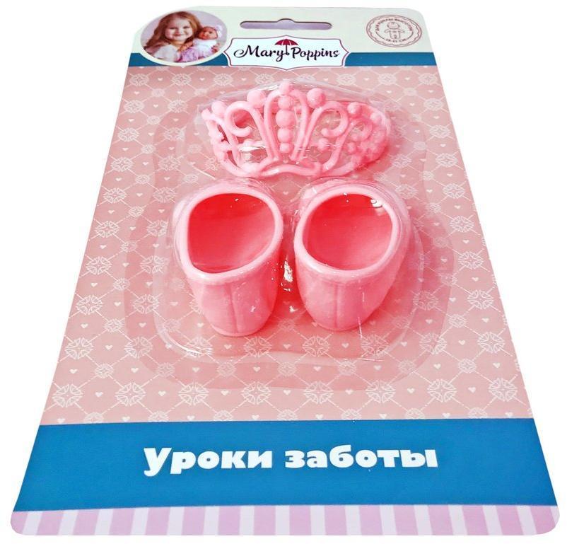 Набор принадлежностей для куклы 43см туфли и корона., в ассорт