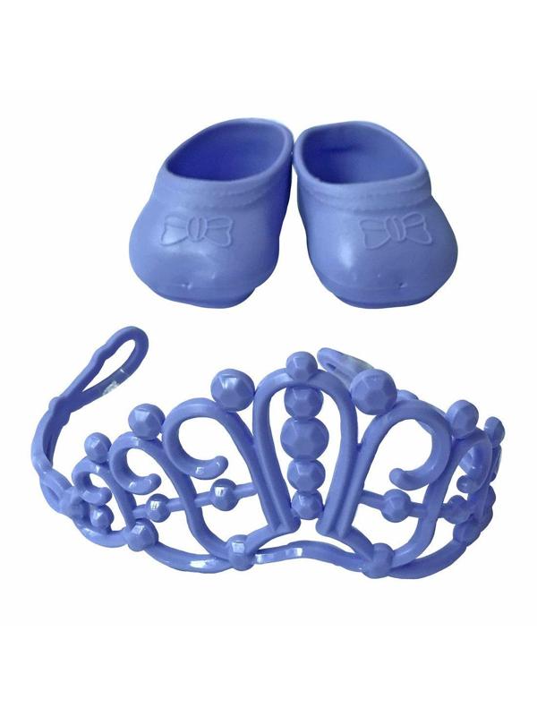 Набор принадлежностей для куклы 43см туфли и корона., в ассорт