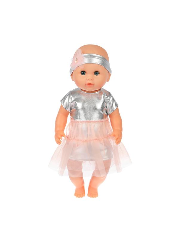 Одежда для кукол 38-43см, платье с повязкой Модница