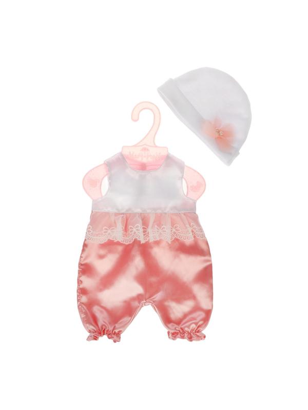 Одежда для кукол 38-43см, комбинезон с шапочкой Кружева