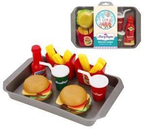 Набор посуды и продуктов Американское кафе серия Кухни мира.