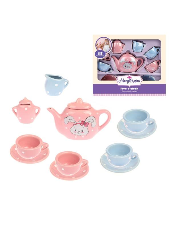 Набор фарф. посуды Зайка 13пр.