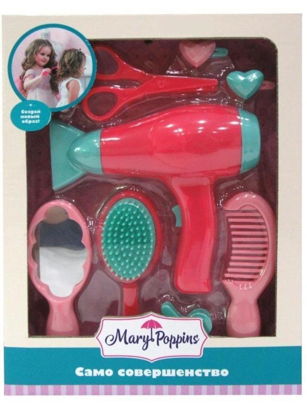 ДЕФЕКТ УПАКОВКИ Парикмахерский набор Само совершенство , коробка, коралл.