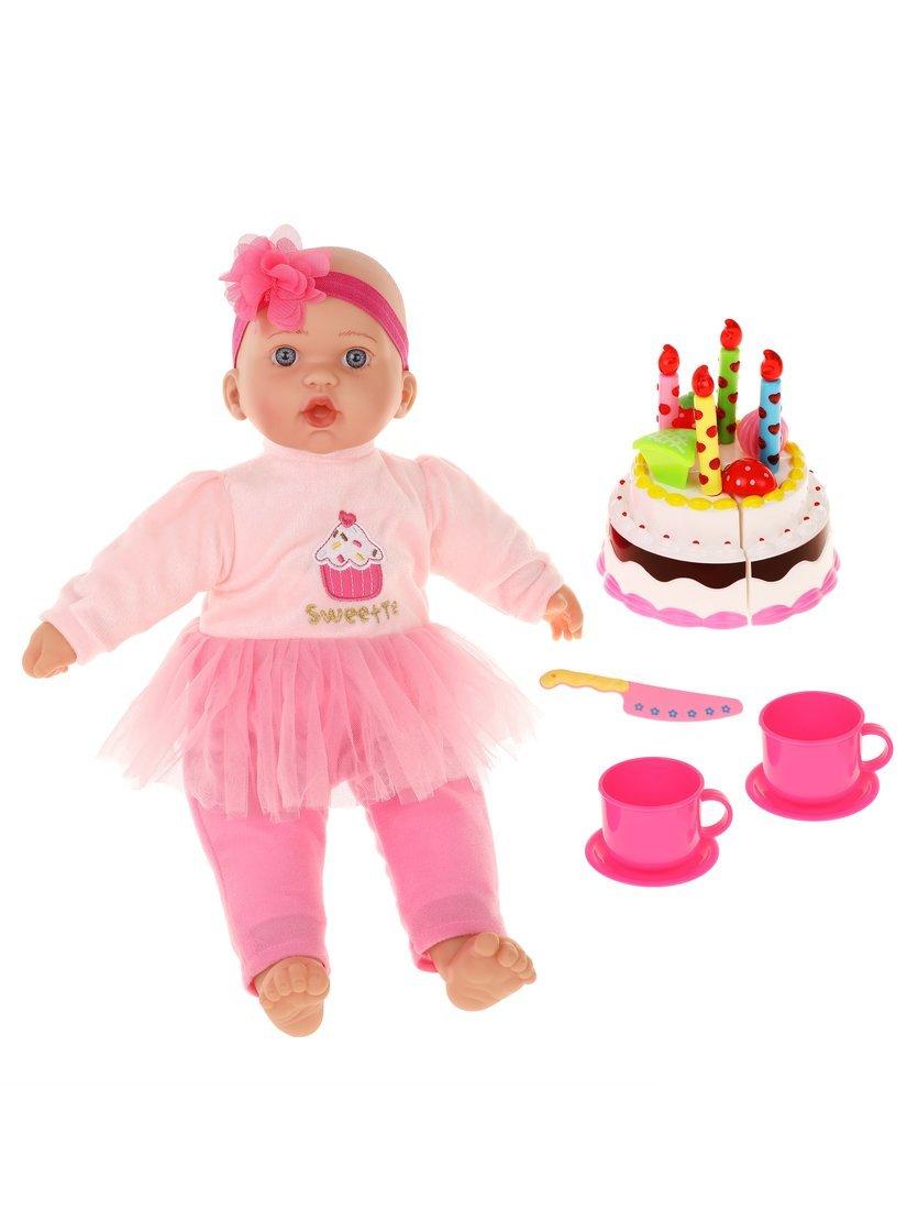 Пупс День рождения! м/н 40см, озвуч.