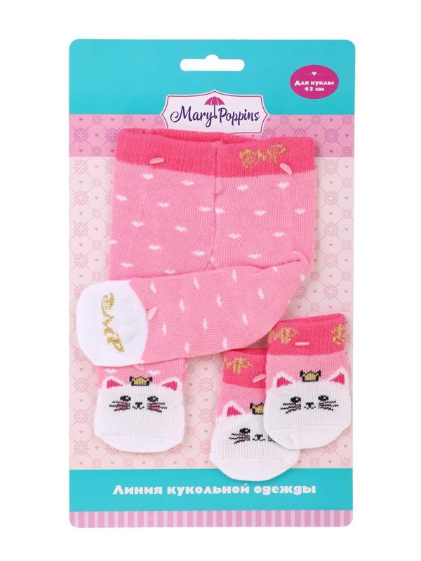Набор “Кошечка колготки и носочки для куклы 43 см