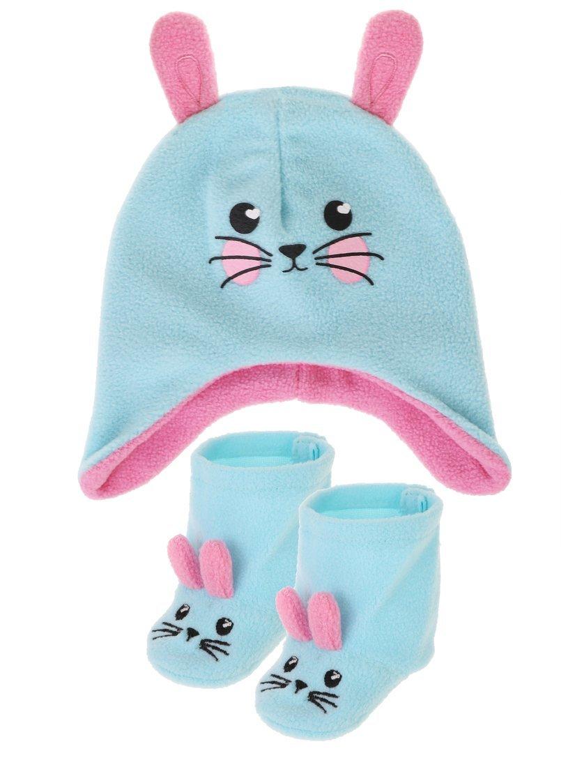 Набор “Зайка шапочка и сапожки для куклы 43 см