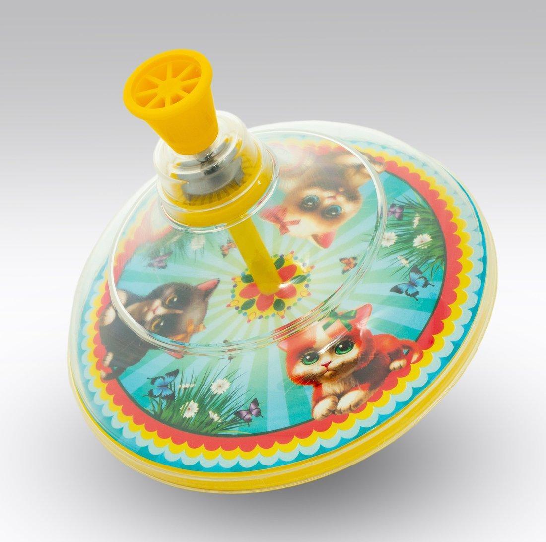 Юла прозрачная Котята в ассорт.