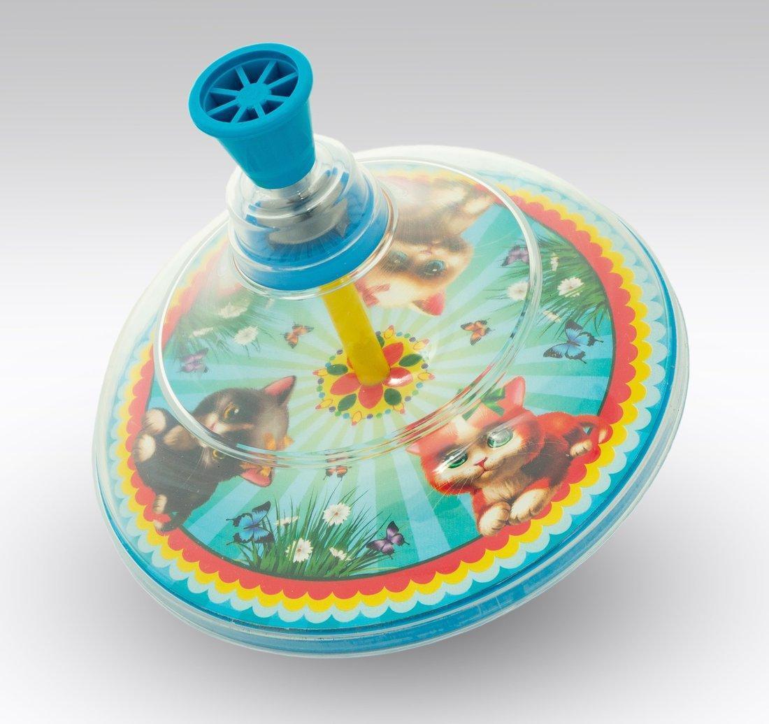 Юла прозрачная Котята в ассорт.