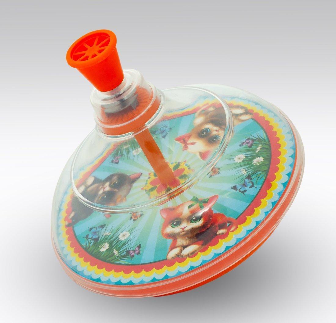 Юла прозрачная Котята в ассорт.