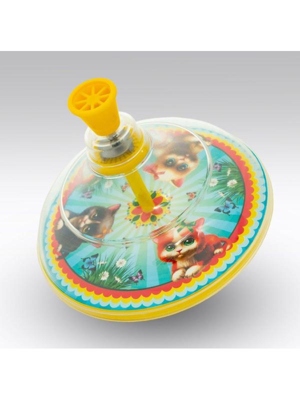 Юла прозрачная Котята в ассорт.