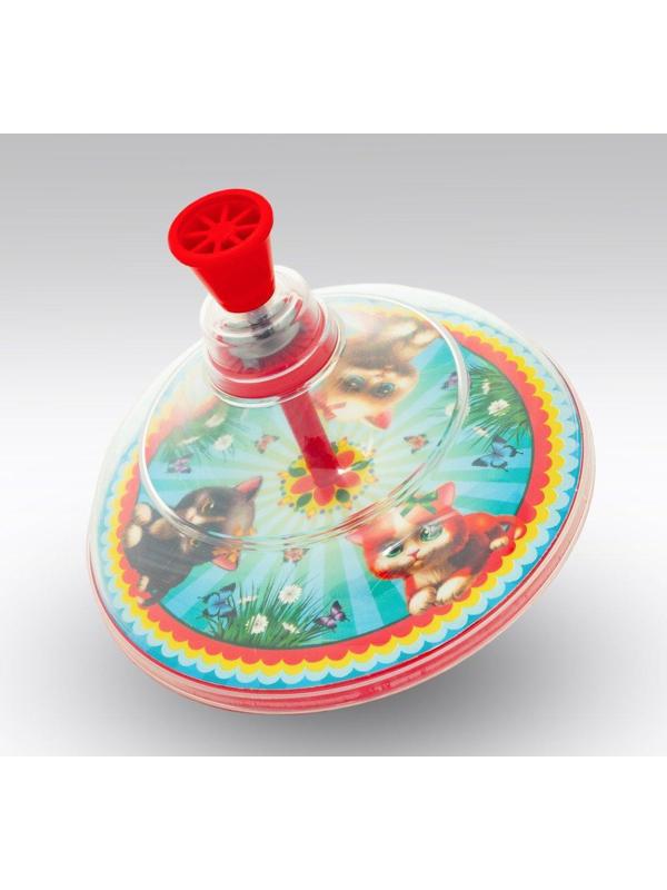 Юла прозрачная Котята в ассорт.