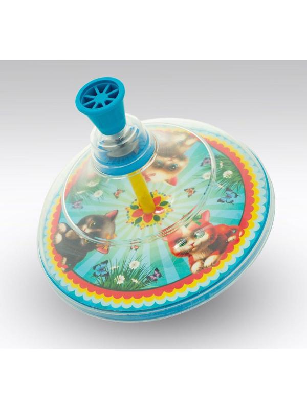 Юла прозрачная Котята в ассорт.