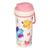 Бутылка детская с декором и петлей 400 мл Розовый