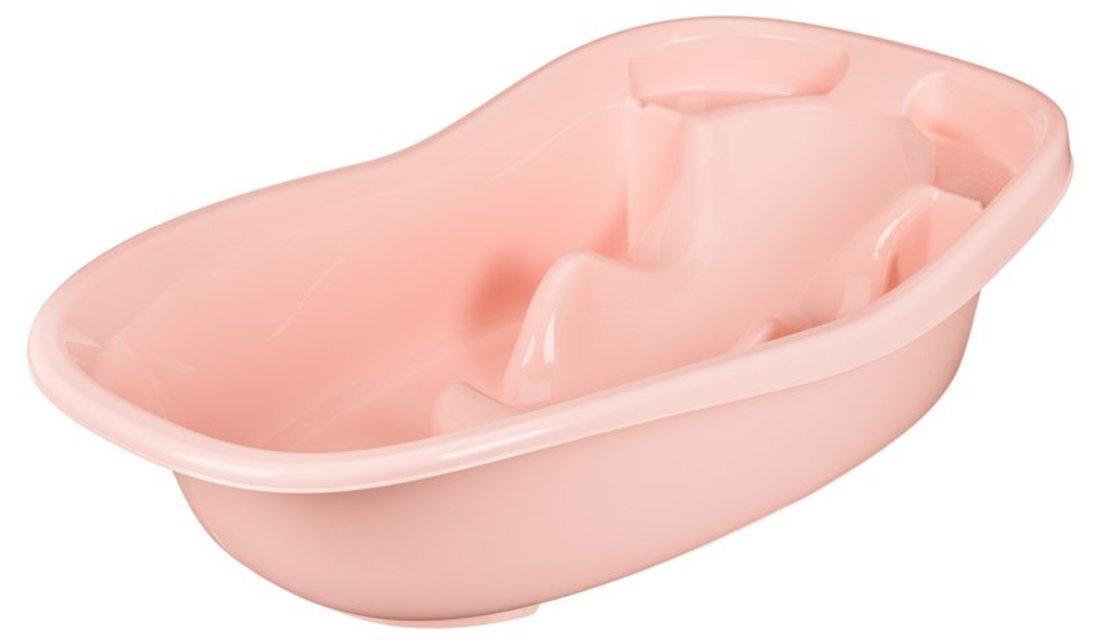 Ванна детская со сливом 910х515х246 мм, 38 л., Светло-розовый