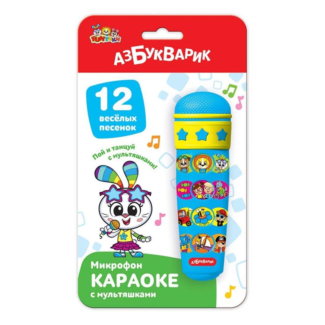 Микрофон Караоке с мультяшками в ассортименте