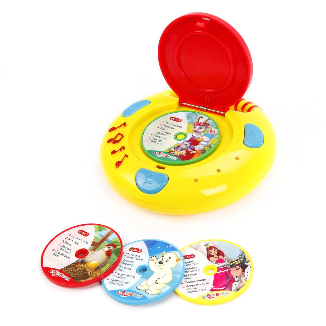 CD-плеер с огоньками Песенки и сказки