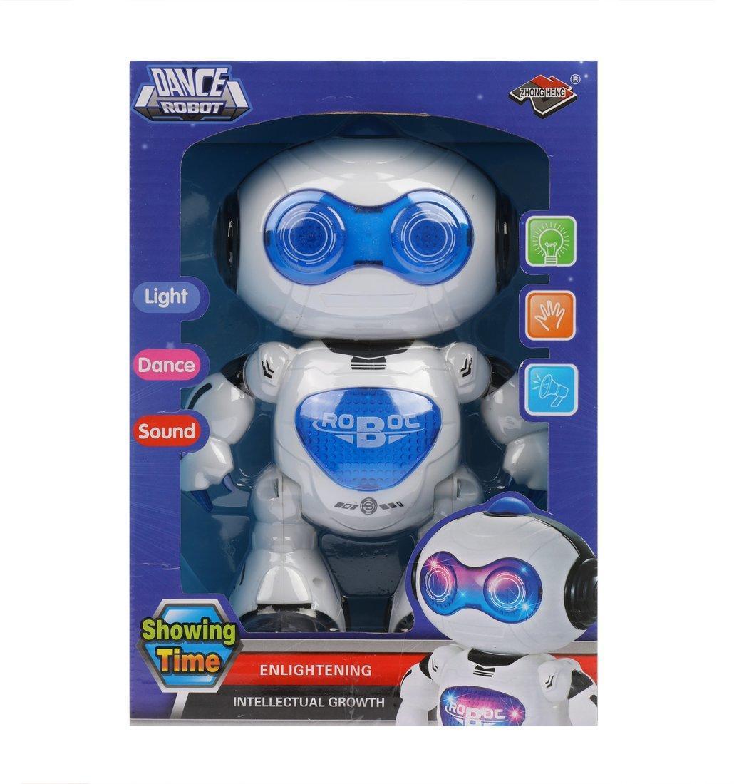 Робот эл., свет, звук, эл.пит.АА*3шт.не вх.в комплект, коробка