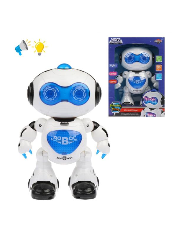 Робот эл., свет, звук, эл.пит.АА*3шт.не вх.в комплект, коробка