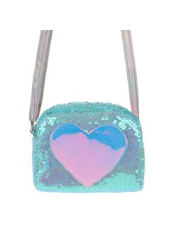 Сумочка Голубое сердце 15*12*5см