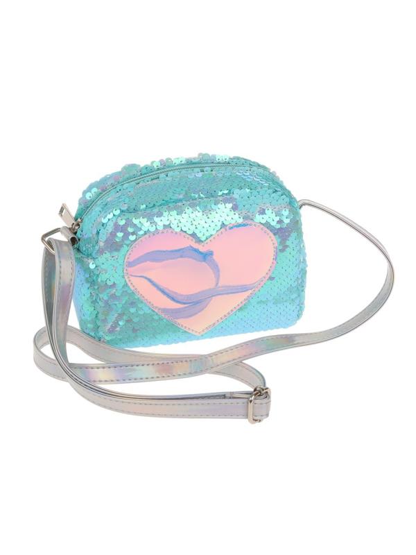 Сумочка Голубое сердце 15*12*5см