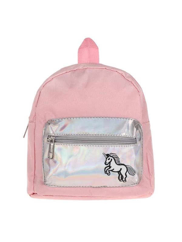 Рюкзак Серебрянный единорог 21*22*9см