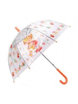 Зонт детский Лакомка прозрачный, 45 см, механический