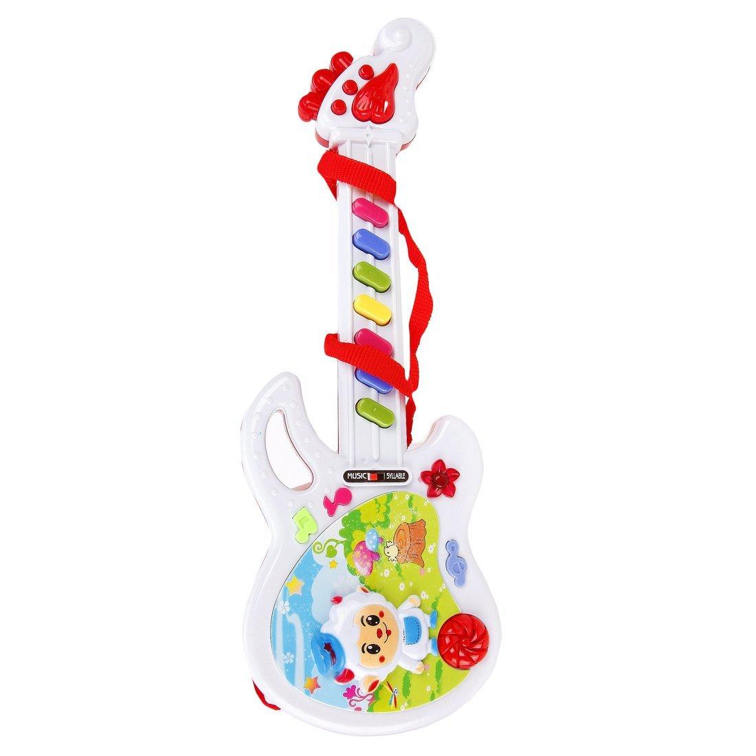 Гитара эл. веселая овечка в ассорт., эл.пит. AA*2шт. в комплект не входят, в
ассорт.