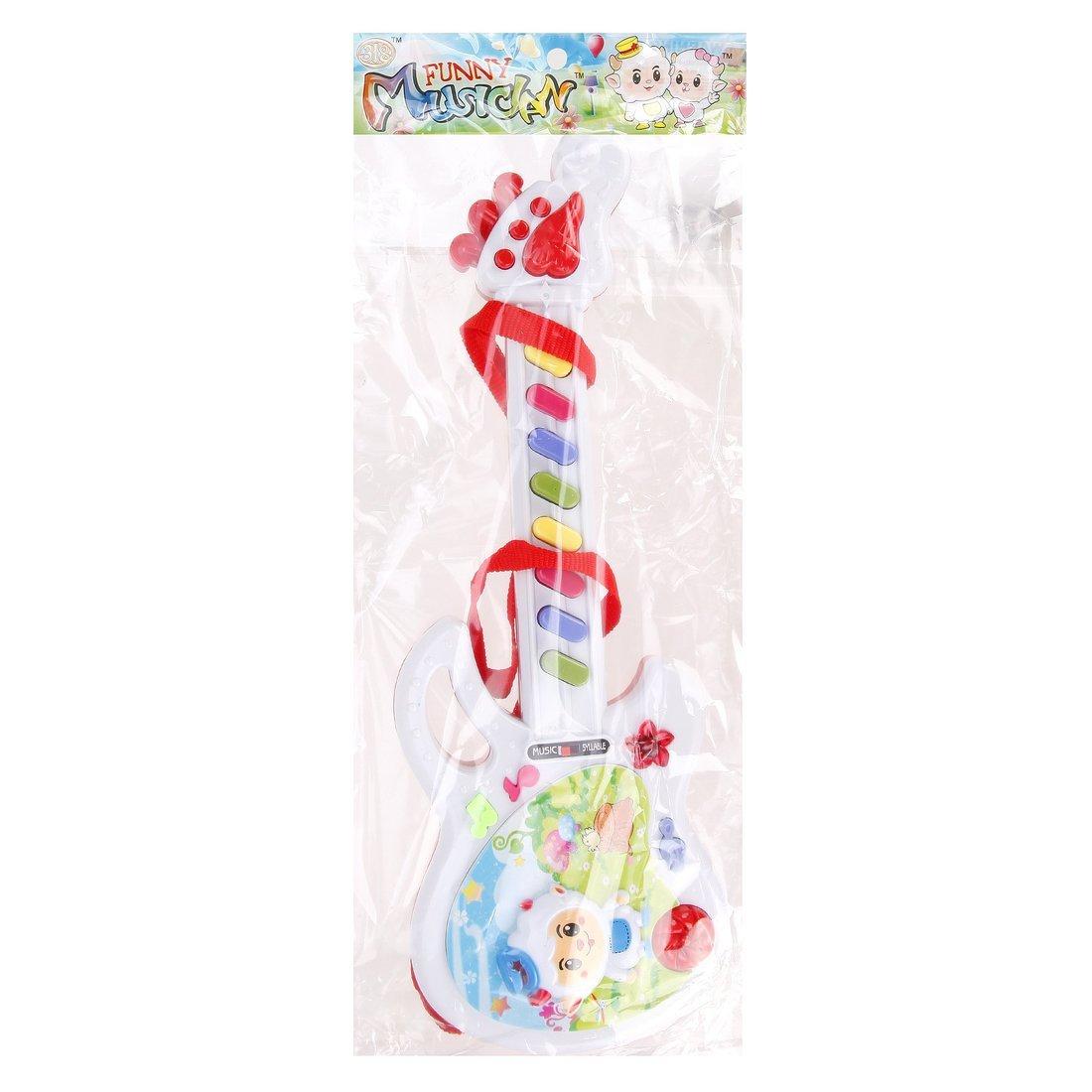 Гитара эл. веселая овечка в ассорт., эл.пит. AA*2шт. в комплект не входят, в
ассорт.