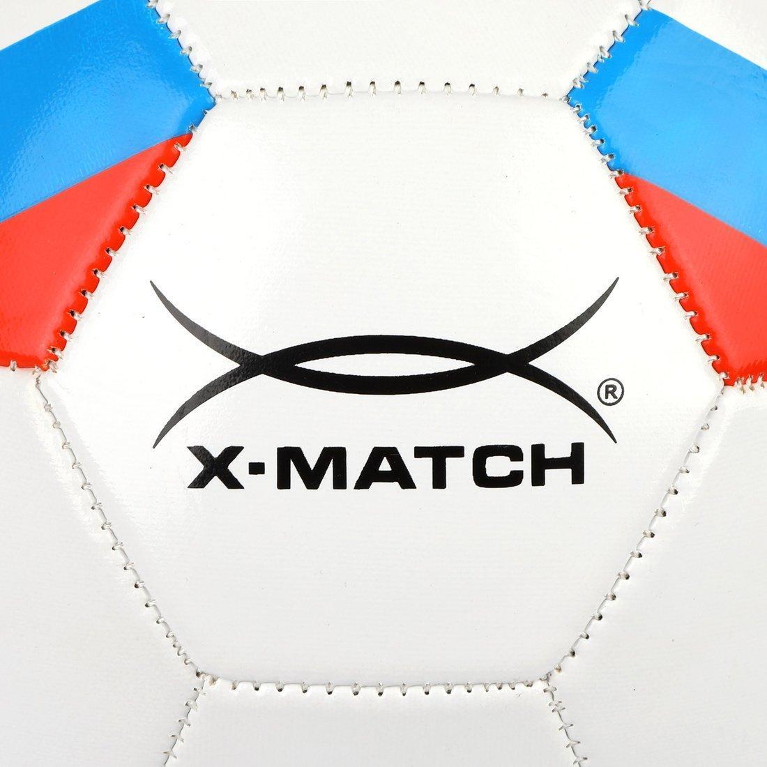 Мяч футбольный X-Match, 1 слой PVC 1,6 мм., ФлагРоссия