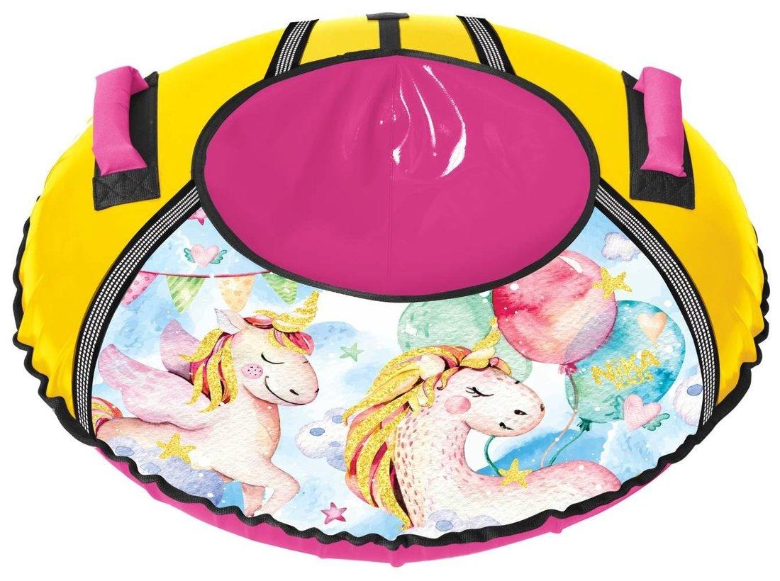 Тюбинг с рисунком единорога, D-95 см