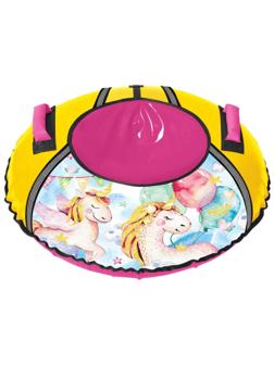 Тюбинг с рисунком единорога, D-95 см