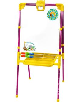 Мольберт двусторонний - Доска знаний, растущий (сиреневый)