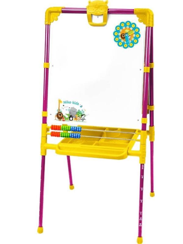 Мольберт двусторонний - Доска знаний, растущий (сиреневый)