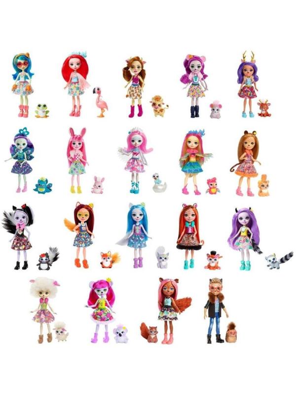 Кукла Enchantimals дополнительная со зверюшкой в асс-те