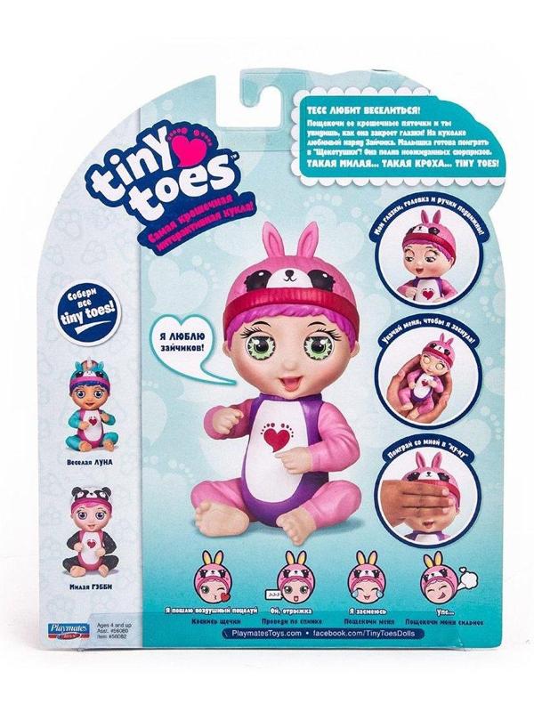 Интерактивная игрушка Tiny Toes, Зайка