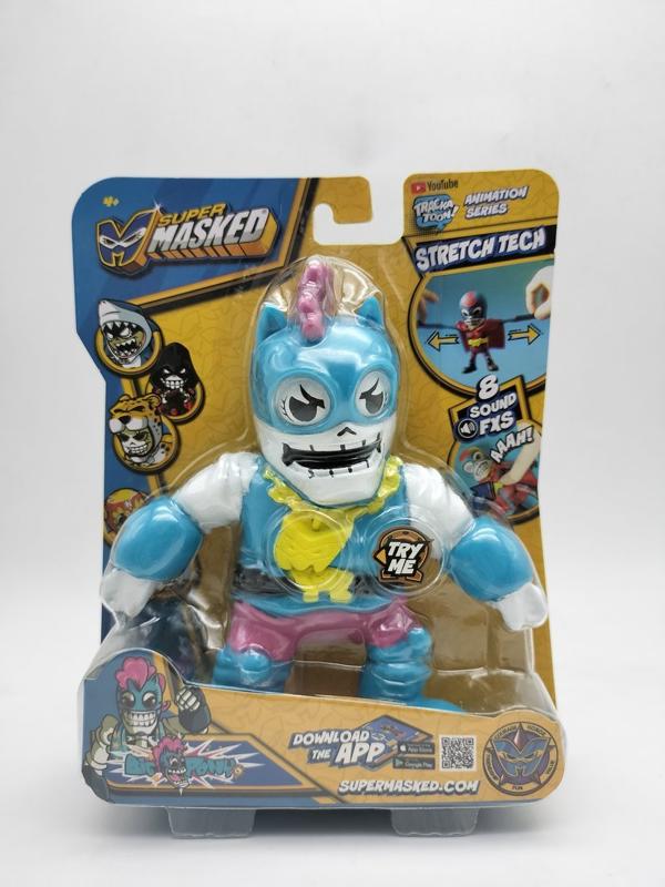 Фигурка-тянучка SUPERMASKED, супергерой BIG PONY, со звуком