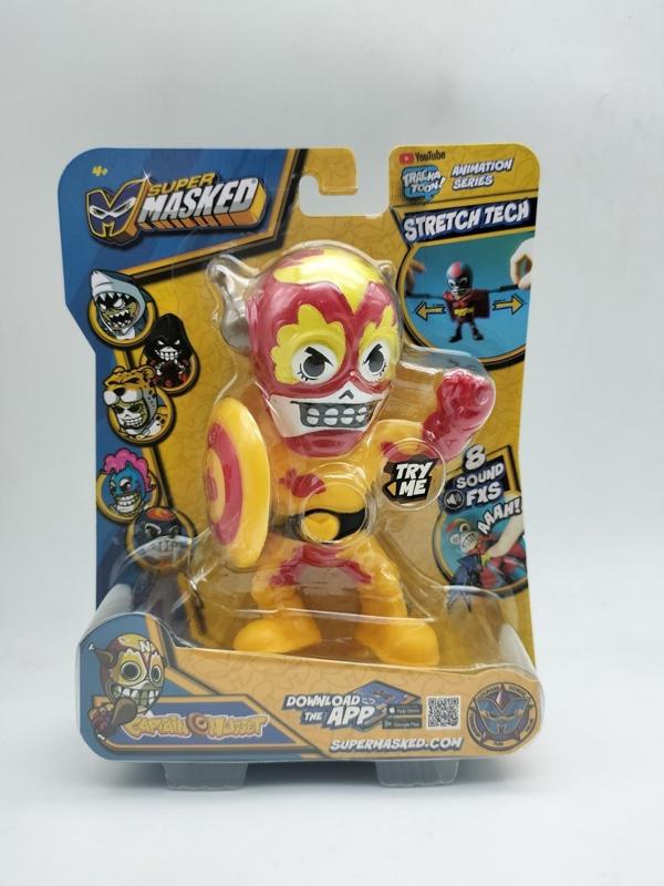 Фигурка-тянучка SUPERMASKED, супергерой CAPTAIN NUGET, со звуком