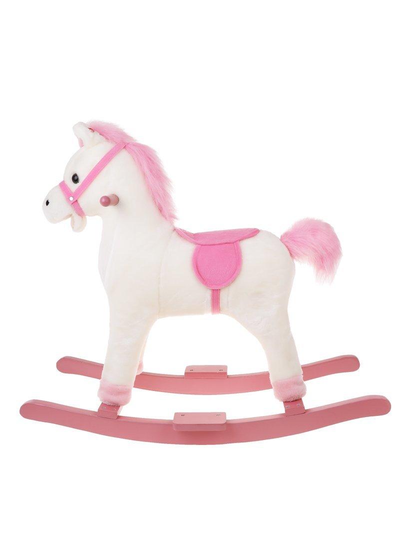 Лошадка-качалка 74 см, мелодия, звук галоп., открывает рот, машет хвостом,
эл.пит.AA*3шт. не вх.в комплект