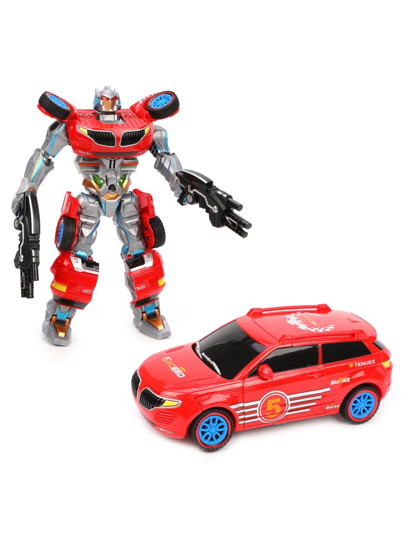 Робот-машина, свет, звук, в комплекте: тестовые эл.пит.LR41*3шт., в
ассортименте