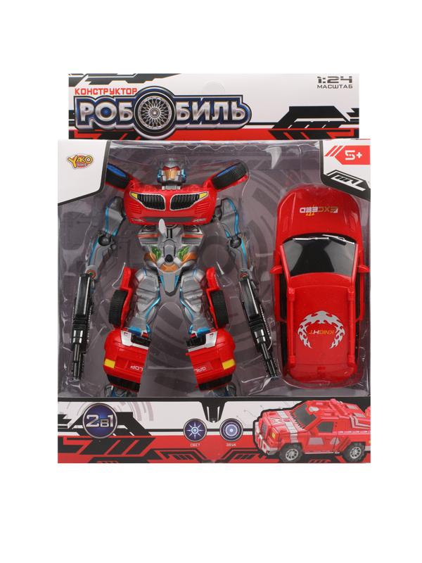 Робот-машина, свет, звук, в комплекте: тестовые эл.пит.LR41*3шт., в
ассортименте