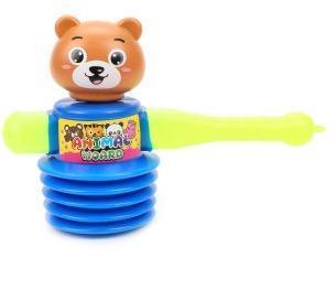 Молоточек-пищалка Медвежонок, в ассорт., сетка