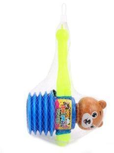 Молоточек-пищалка Медвежонок, в ассорт., сетка